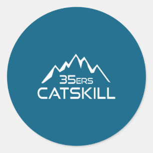 Catskill 35er Mountain Classic Round Sticker
