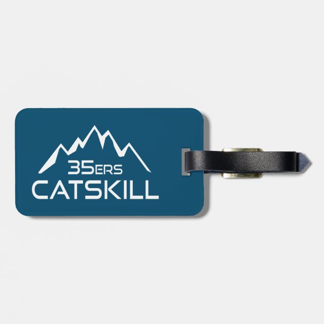 Catskill 35er Mountain Luggage Tag (Back Horizontal)