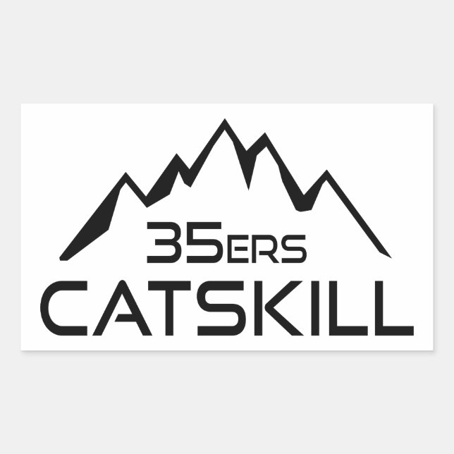 Catskill 35er Mountain Rectangular Sticker (Front)