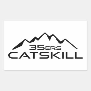 Catskill 35er Mountain Rectangular Sticker
