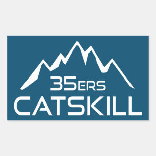 Catskill 35er Mountain Rectangular Sticker
