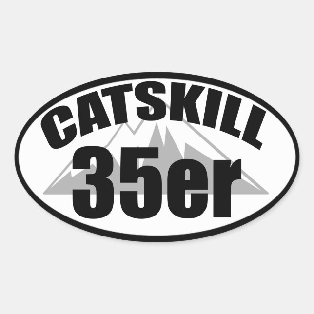 Catskill 35er oval sticker (Front)