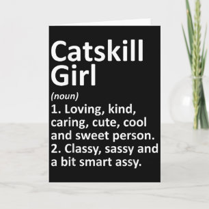 Catskill Girl Ny New York Funny City Home Roots Gi Card