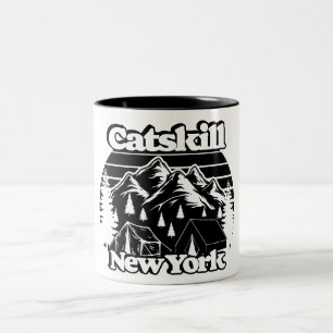 Catskill New York Two-Tone Coffee Mug