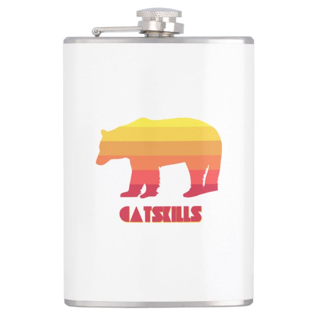 Catskills Bear Hip Flask (Front)