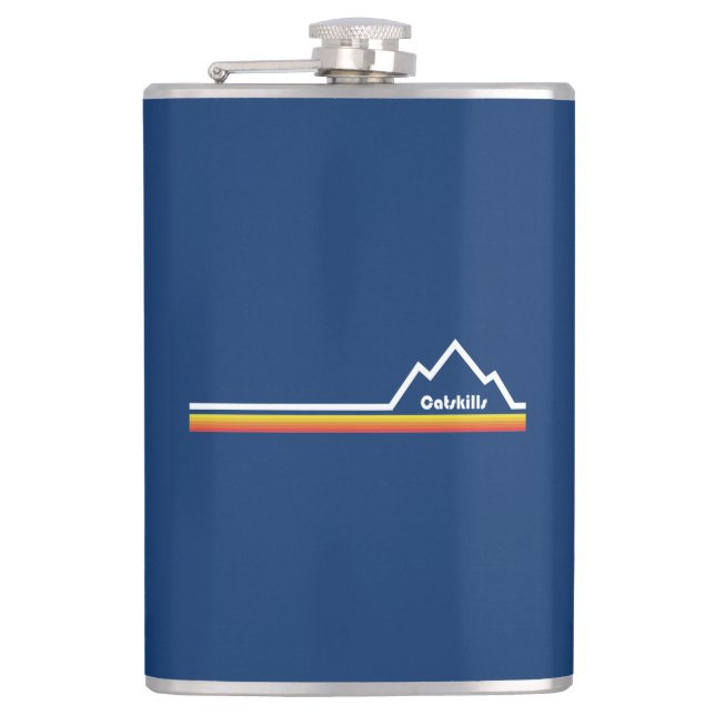 Catskills, New York Hip Flask (Front)
