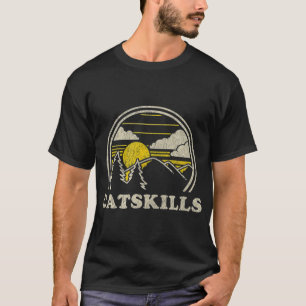 Catskills New York NY  Vintage Hiking Mountains  T-Shirt