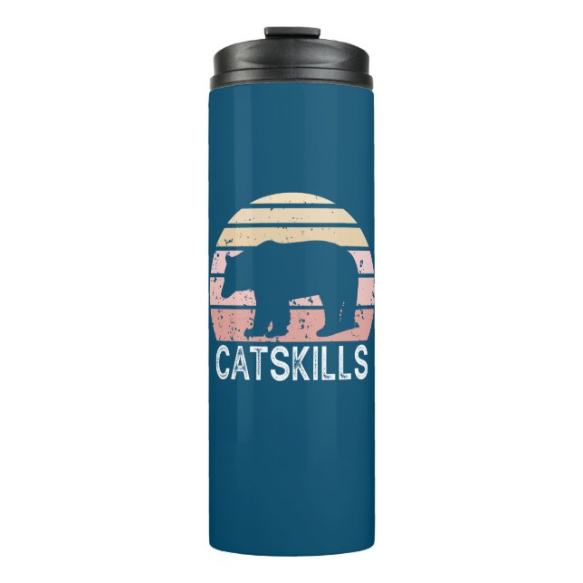 Catskills Retro Bear Thermal Tumbler (Front)