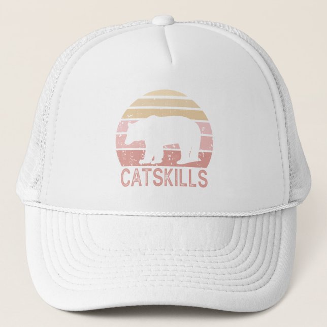 Catskills Retro Bear Trucker Hat (Front)