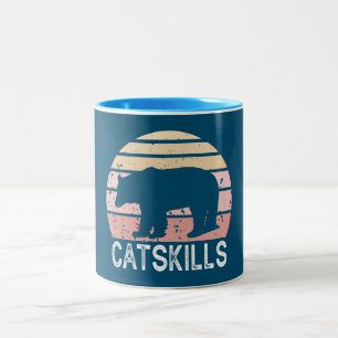 Catskills Retro Bear Two-Tone Coffee Mug