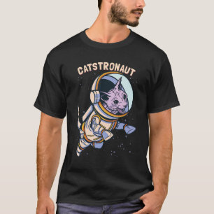 Catstronaut Cat Kids Space Astronaut T-Shirt