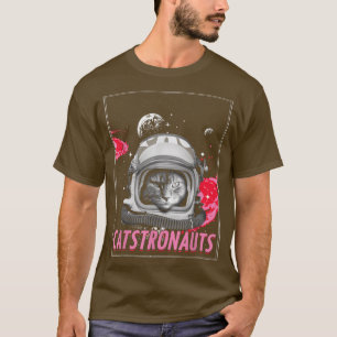 Catstronaut Space Cat Lover Astronaut Scientist T- T-Shirt