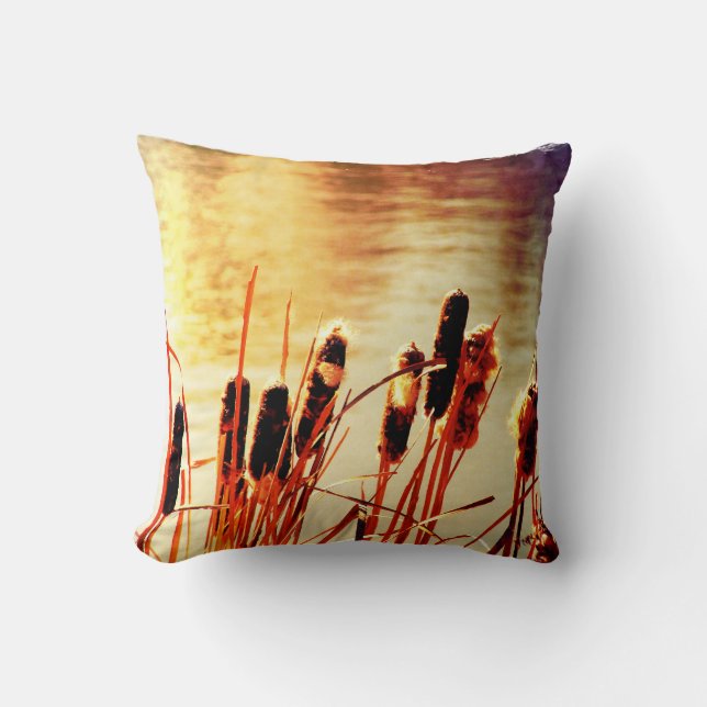 Cattails Cushion (Front)
