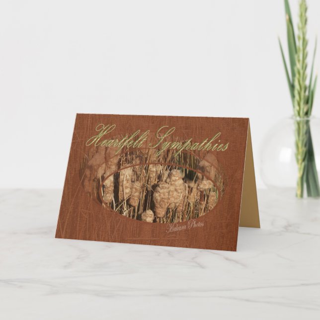 Cattails-Sympathy-customise Card (Front)