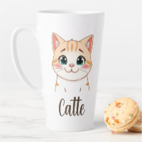 Catte latte mug