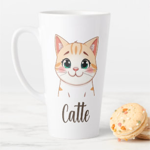 Catte latte mug