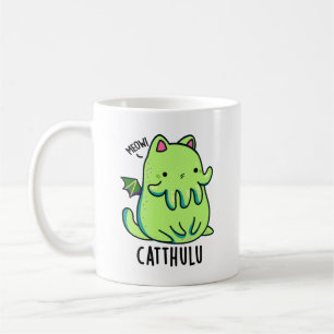 Catthulu Funny Cthulhu Cat Pun  Coffee Mug
