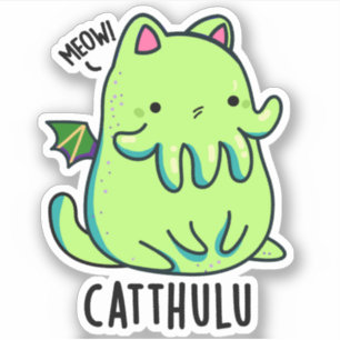 Catthulu Funny Cthulhu Cat Puns