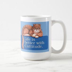 Cattitude mug