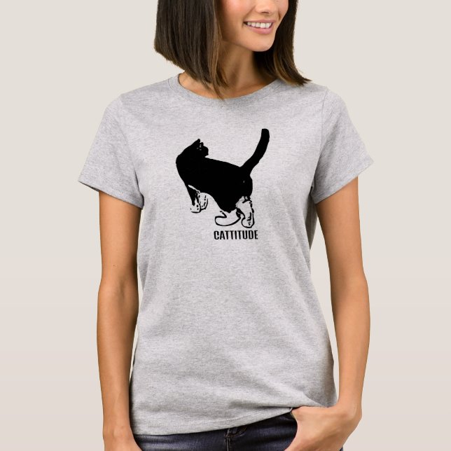 Cattitude T-Shirt (Front)