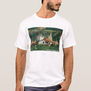 Cattle Amongst Barns SceneSkagway, AK T-Shirt