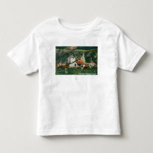 Cattle Amongst Barns SceneSkagway, AK Toddler T-Shirt