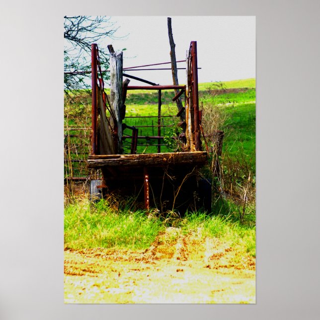 CAttle Chute scene Poster (Front)