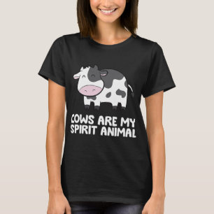 cattle cow cows are my spirit animal  T-Shirt