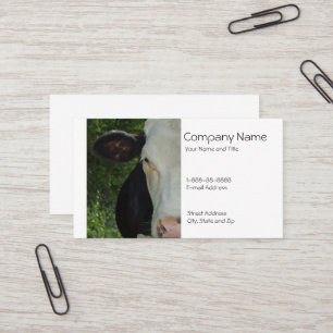 Cattle Dairy Farmer Business Card