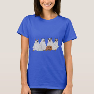 Cattle Dog Ghost Squad Cute Halloween T-Shirt