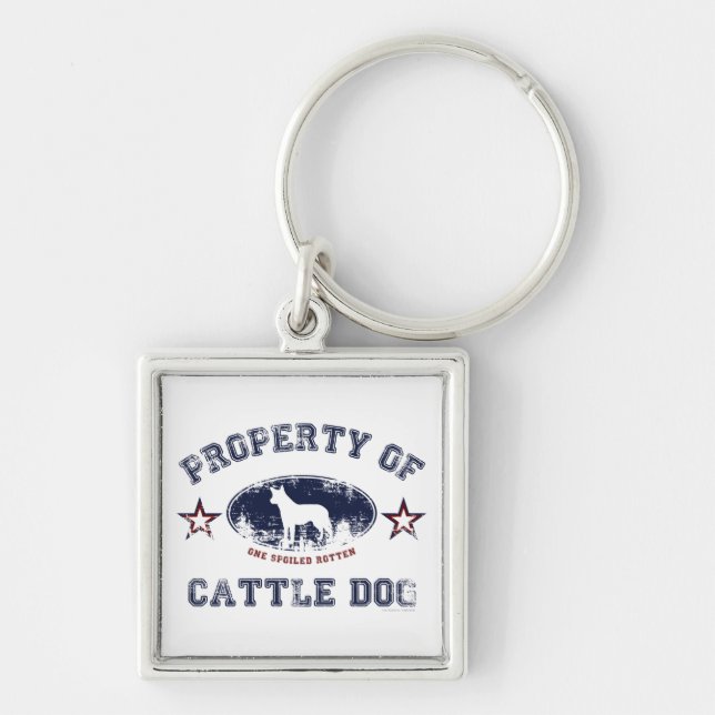Cattle Dog Key Ring (Front)
