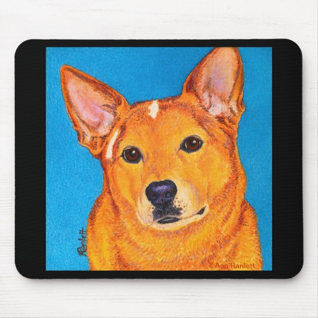 Cattle Dog Mousepad - "Red" (Front)