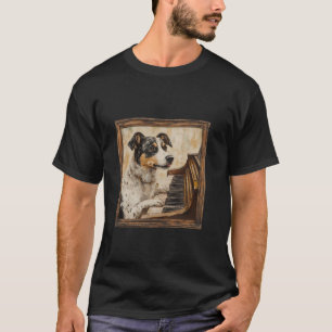 Cattle Dog Piano Dog T-Shirt