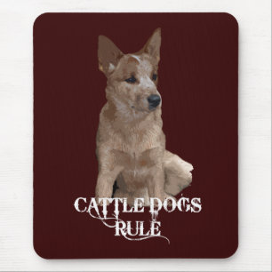 Cattle Dogs Rule Mouse Mat