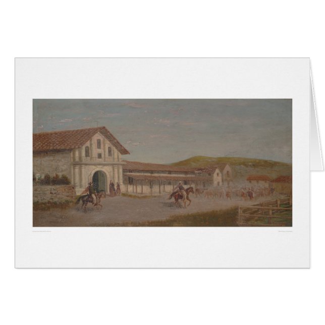 Cattle drove at Mission Dolores, Calif. (1243) (Front Horizontal)