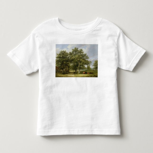 Cattle Grazing Toddler T-Shirt (Front)