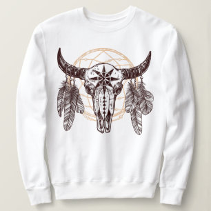 Cattle Head Dream Catcher Sweatshirt