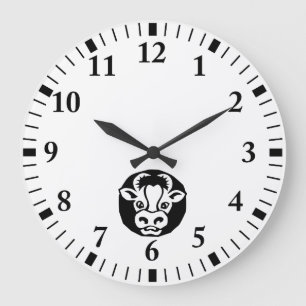 Cattle Large Clock
