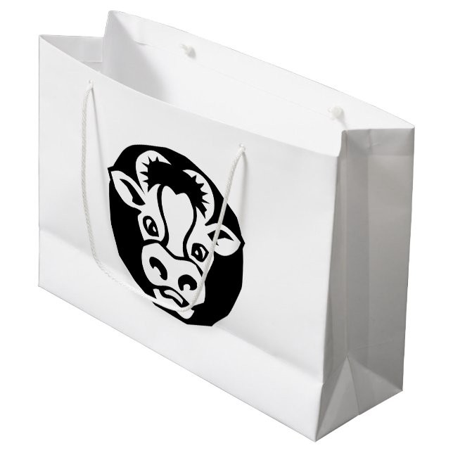 Cattle Large Gift Bag (Front Angled)