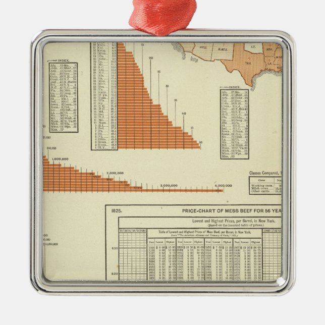 Cattle Metal Tree Decoration (Front)