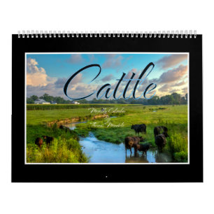 Cattle Monthly Calendar By Thomas Minutolo