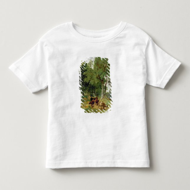 Cattle on a Devonshire Lane Toddler T-Shirt (Front)
