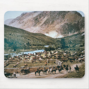 Cattle Ranch, Colorado, 1899 (photo) Mouse Mat