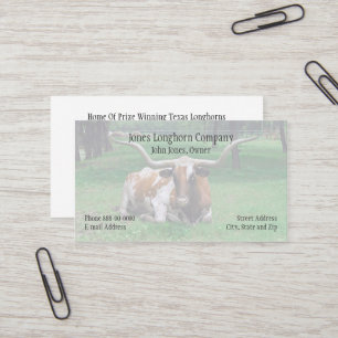Cattle Rancher Farmer  Business Card