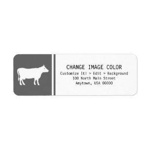 Cattle - Return Address Label