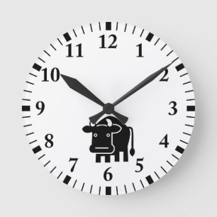 Cattle Round Clock