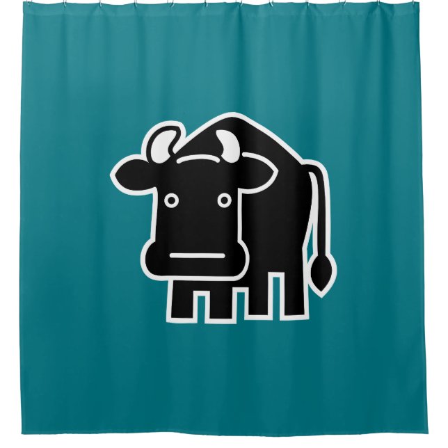 Cattle Shower Curtain (Front)