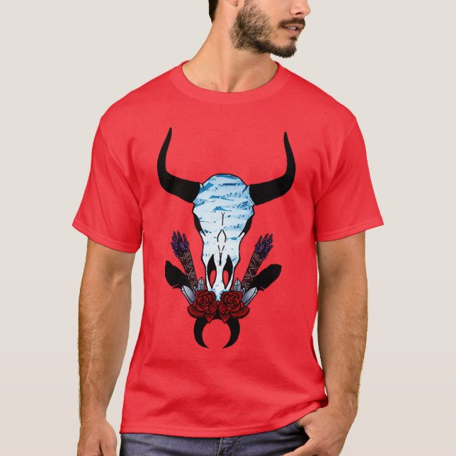 cattle skull T-Shirt (Front)