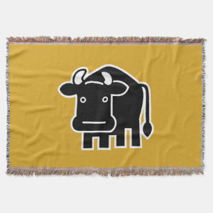 Cattle Throw Blanket
