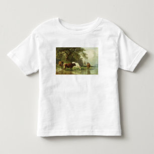 Cattle Watering in a River Landscape Toddler T-Shirt